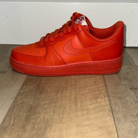 Nike Air Force 1 Low Triple Orange Shoes af1 DZ4442-800 Women's 9 - Picture 8 of 11
